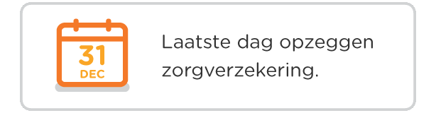 31 december is de laatste dag om je zorgverzekering op te zeggen.