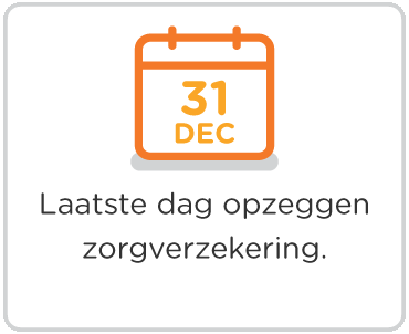 31 december is de laatste dag om je zorgverzekering op te zeggen.
