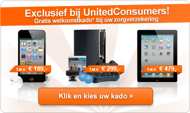 Kies uw gratis welkomstkado: iPod Touch 8GB, PS3 + Playstation Move of een iPad 2 Wi-Fi 16GB!